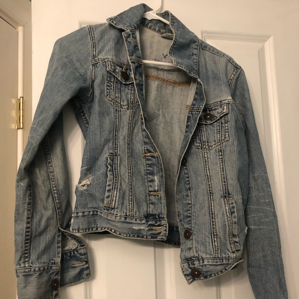 Distressed Jean Jacket